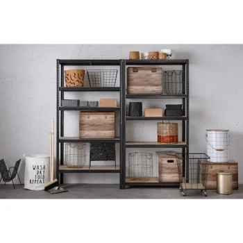 Clearance Kwantum Opbergrek Verzinkt Zwart