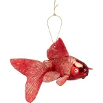Clearance Kwantum Ornament Vis Rood