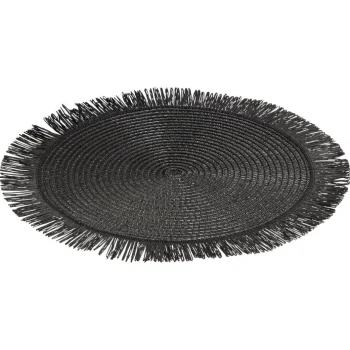 Sale Kwantum Placemat Rond Zwart