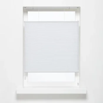 Clearance Kwantum Plisségordijn Dae Wit 80x175 Cm 080X175CM