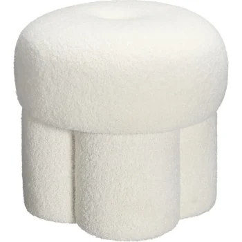 Hot Kwantum Poef Donutti Wit