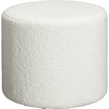 New Kwantum Poef Padule Wit Creme