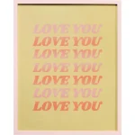 New Kwantum Poster Love You 40x50 Cm
