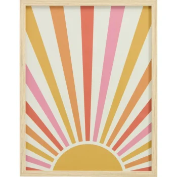 Online Kwantum Poster Zon Oranje