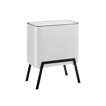 Outlet Kwantum Prullenbak Op Pootjes 25+12+5 Liter Beige