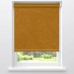 Outlet Kwantum Rolgordijn Gus Deels Verduisterend Oker
