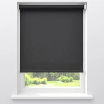 Online Kwantum Rolgordijn Jodi Lichtdoorlatend Zwart