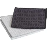 New Kwantum Schoonmaakdoek /Grijs - 3 Stuks Zwart