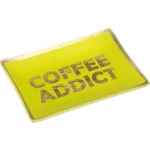 Hot Kwantum Sieradenschaal Coffee Addict Geel