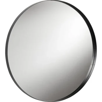 New Kwantum Spiegel Verona Ø75 Cm Zwart