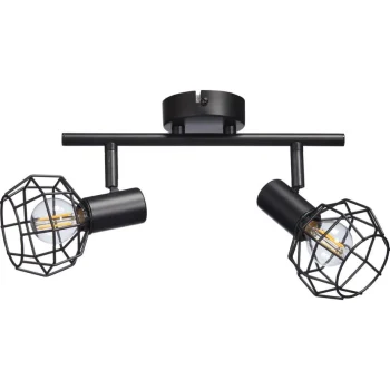 Online Kwantum Spot Deva Zwart - 2-lichts