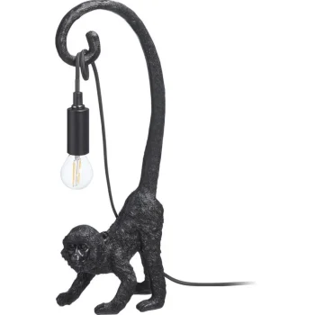 Outlet Kwantum Tafellamp Aap Zwart