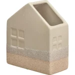 Online Kwantum Vaas Huis Naturel 14x7,2x15,5 Cm 14x7x16 Cm