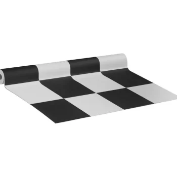 Clearance Kwantum Vinyl Benson Zwart Wit Tegellook Je Berekent Hoeveel Meters Je Nodig Hebt Door Lengte En Breedte In Te Vullen