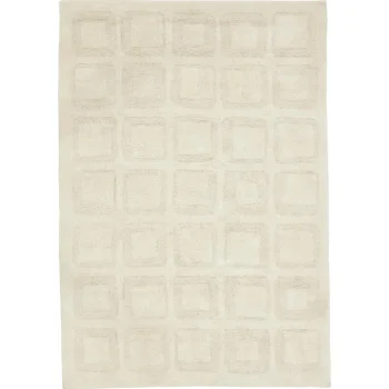 Discount Kwantum Vloerkleed Lewis Wit