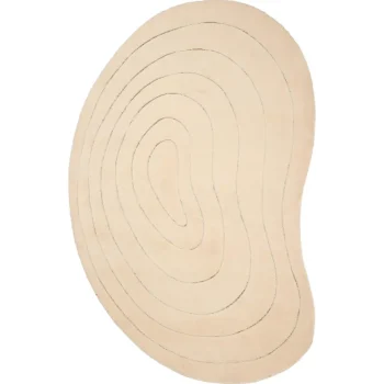 Hot Kwantum Vloerkleed Pebla Wit