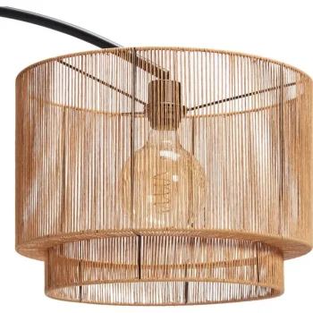 Clearance Kwantum Vloerlamp Cilen Zwart Bruin