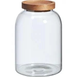 Outlet Kwantum Voorraadpot Acacia Transparant ø 13x19 Cm Ø013X019CM