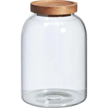 Outlet Kwantum Voorraadpot Acacia Transparant ø 13x19 Cm Ø013X019CM