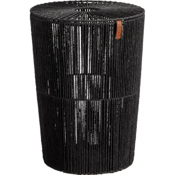 Best Kwantum Wasmand Rope Rond Zwart