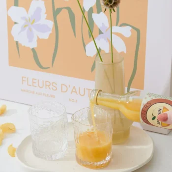 Hot Kwantum Waterglas Retro Transparant