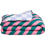 Clearance Kwantum Winterdekbed Check Multi 200x200 Cm 200X200CM